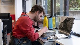 Stone Lithography in DCA Print Studio