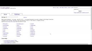 CodingBat Java Array-1