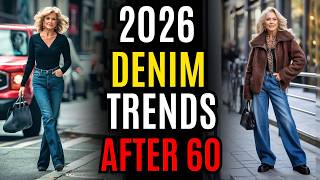 Woman After 60: THE 5 Best Denim Jacket Trends You'll Love In 2026 | Styling Tips