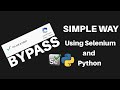 Bypass Google reCAPTCHA Python with Selenium