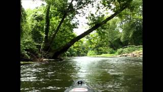 Floating and Fishing in My Guide 119 on the Swatara Creek.