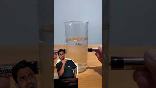 Viral TikTok Testing Water with two Batteries #experiment #viral #magic #fyp