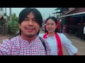 vlog เที่ยวสังขละบุรี นั่งเรือชมวัดจมน้ำ เดินเล่นถนนคนเดินสังขละ ตักบาตรยามเช้าที่สะพานมอญ