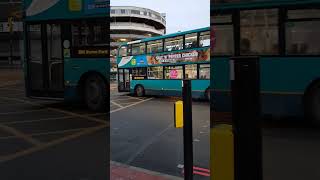 Bus Spotting in Leicester Arriva Midlands Enviro400 MMC 4521 (YX16 OJW) Route 104 to Fosse Park