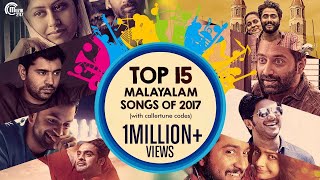 Top 15 Malayalam Songs of 2017 with Callertune codes | Best Malayalam songs of 2017 | Official