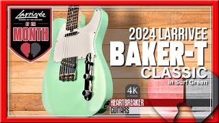 Larrivee of the Month - 2024 Baker-T Classic in Surf Green - NEW Necks!