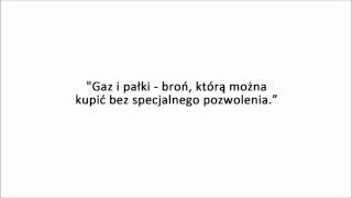 Gaz i pałki - broń, którą można kupić bez specjalnego pozwolenia