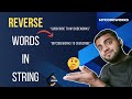 Reverse Words in string || Leetcode Coding Question  || Java Interview - #1
