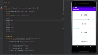 Ultimate RGB to Hex Converter App | Customize Colors Easily | Android Studio Tutorial #android