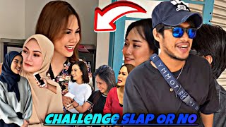 challenge Slap Or No 🙀 #IzuanRazali