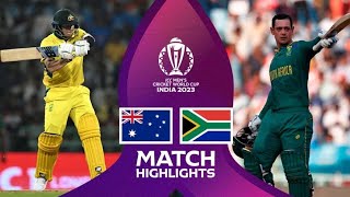 ICC World Cup 2023 | Australia vs South Africa | Full Highlights 2023 | AUS vs SA 2023