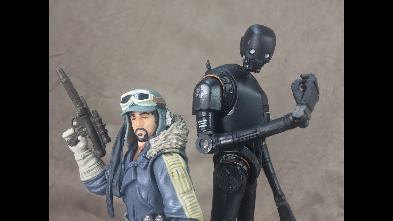 Star Wars Black Series K 2SO, Captain Cassian Andor - YouTube