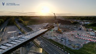 HS2 M42/M6 Motorway Link Viaduct - Launching Phase 2