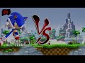 sonic vs movie sonic in a mugen fight