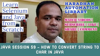 Java #59 - How to Convert String to Char in Java