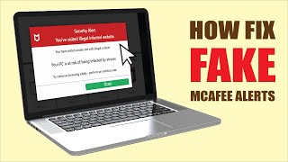 How to Remove Fake McAfee Virus Alerts Popup Notifications
