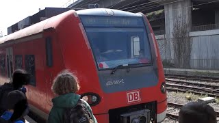 Aankomst afwijkend materieel op een druk Koblenz Hbf! (D)