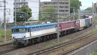 【JR貨物】２０７１レ ＥＦ８１-４５２＋７１６ 重連