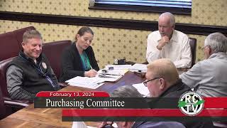 Purchasing Committee - February 13, 2024