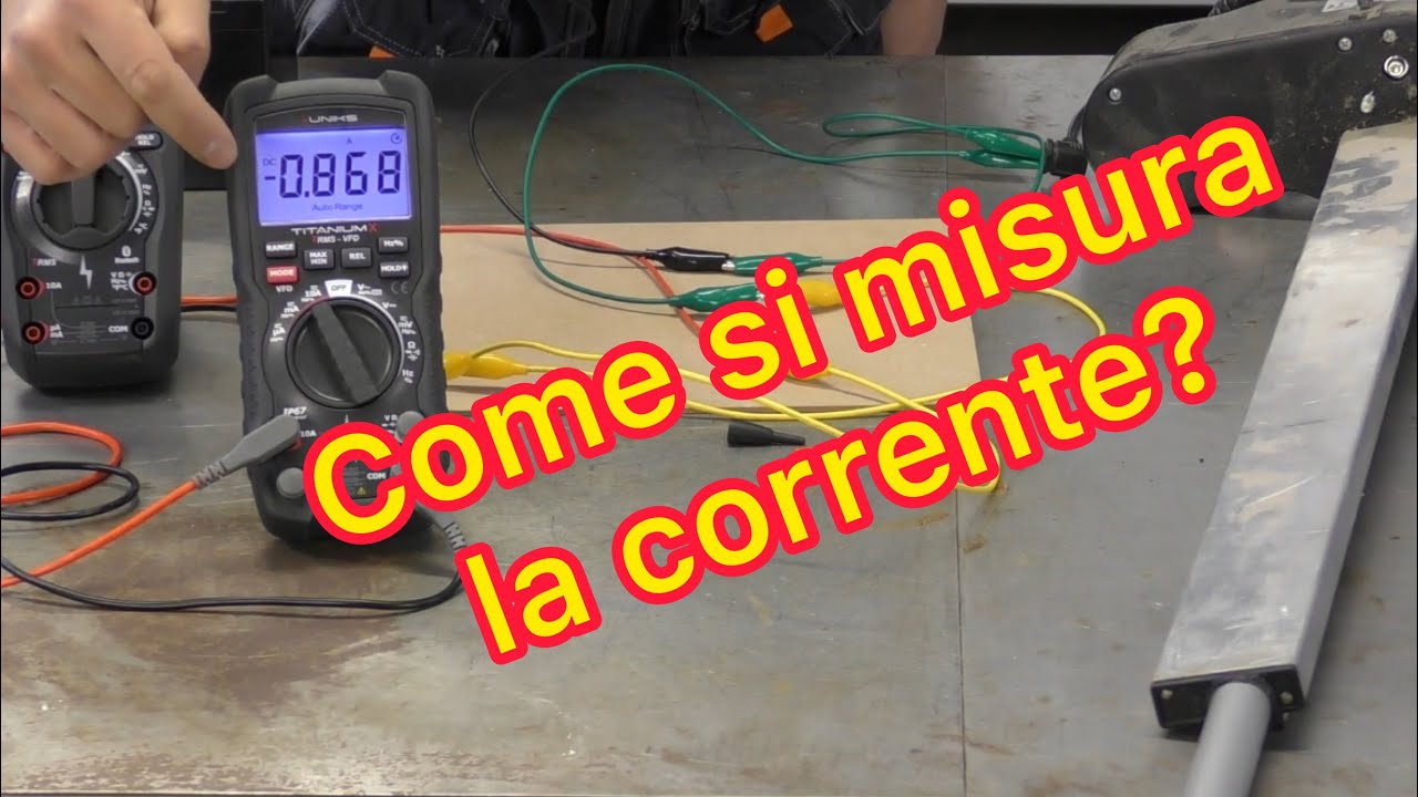 Come Usare Il Multimetro Digitale - Tester - Per Misurare La Corrente ...