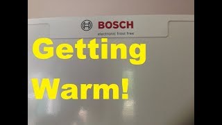 Frost Free Fridge Freezer: How to Defrost manually after Fan Stuck, Bosch Classixx, Ice up, blocked