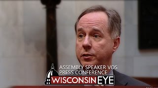 Assembly Speaker Robin Vos Press Conference