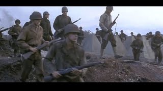 WW2 -  US army attack German Wehrmacht line