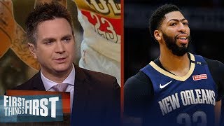 Lakers and Celtics engaged in separate trade talks for Anthony Davis | NBA | FIRST THINGS FIRST