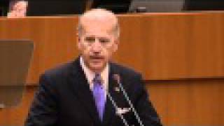 Joe Biden addresses European Parliament in Brussels - Part 1