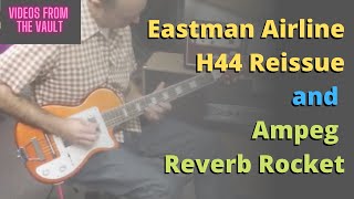 Eastwood Airline H44 DLX Guitar and Ampeg Reverberocket Demo