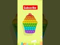 Youtube || Cic For Colourfully Ice🍨 Cream❤️💛💜🤤🤩 || Pop It's Real Sound || Game🎮 #tgutpal#viral#popit