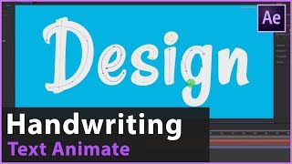 How to Create Handwriting Text Animate in After Effects CC | After Effects Tutorial in Tamil
