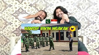 Bikin Ngakak - Lucunya Hansip Saat Belajar Baris-Berbaris | Pakistani Reaksi | D-R-RUE