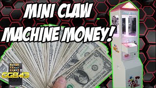 How Much Money Did Our Mini Arcade Claw Machine Make???