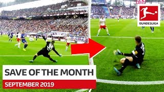 Alexander Nübel vs. RB Leipzig | Save of the Month - September 2019