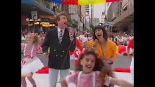 Young Talent Time - Mark Stevens sings Santa Claus Is Coming To Town - 1989
