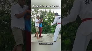 kidnapping करने वाले को सबक सिखाए #missionsavenirbhaya #taekwondocamp #selfdefence #shorts