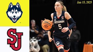 UConn Huskies vs St. John's Full Game | Jan 15,2025 Women's College Basketball