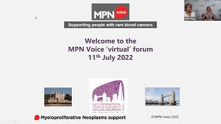 MPN Voice patients' forum   11 July 2022