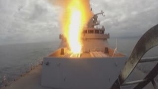 HMS Daring test fires Sea Viper missile