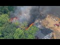 Crews battle flames at Atlanta apartment complex