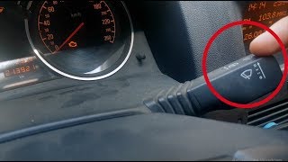 Opel Astra H Hidden Function of adjustment of a pause of a screen wiper