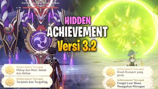 Hidden Achievement Weekly Boss Scaramouche & Dendro Hypostasis - Genshin Impact v3.2