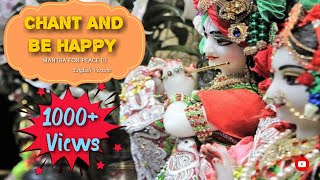 HARE KRISHNA MAHAMANTRA || chant and be happy || English song ||