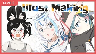 [tomatomagica・Niya] Illust Making [eng/日本語/рус]