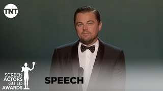 Leonardo DiCaprio Introduces Robert De Niro | 26th Annual SAG Awards | TNT