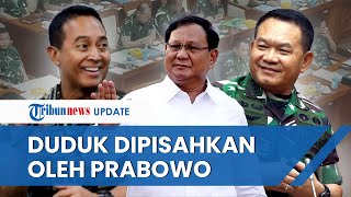 Momen Panglima TNI dan KSAD Hadiri Rapat di DPR, Duduk Berdampingan Dipisahkan Menhan Prabowo