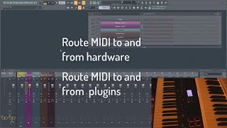 Understanding MIDI Ports in FL Studio - How to route MIDI between plugins and/or hardware