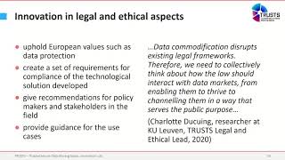 TRUSTS - Innovating European data markets through trust, security, and federation. An introduction