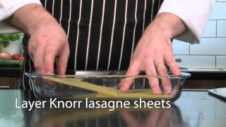 Lasagne with KNORR Concentrated Tomato and Basil Sauce | Unilever Food Solutions UK